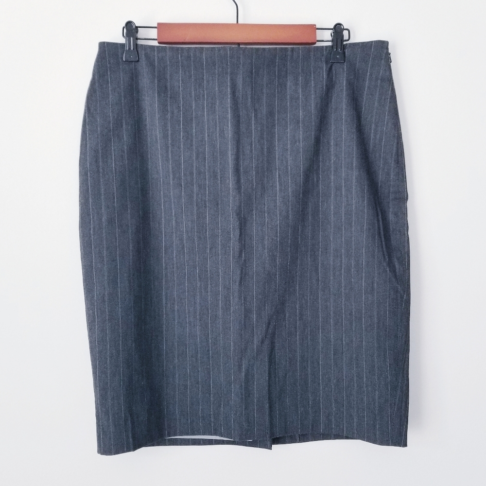 MICHAEL Michael Kors Dark Gray Pencil Skirt